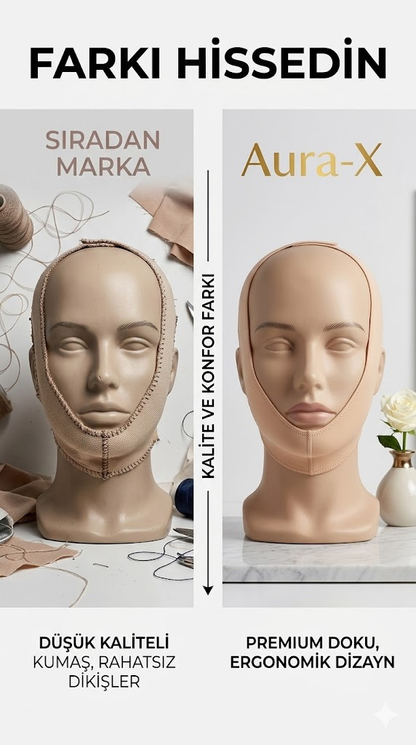 Aura-X Çene ve Yüz Şekillendirici Kolajen Maske